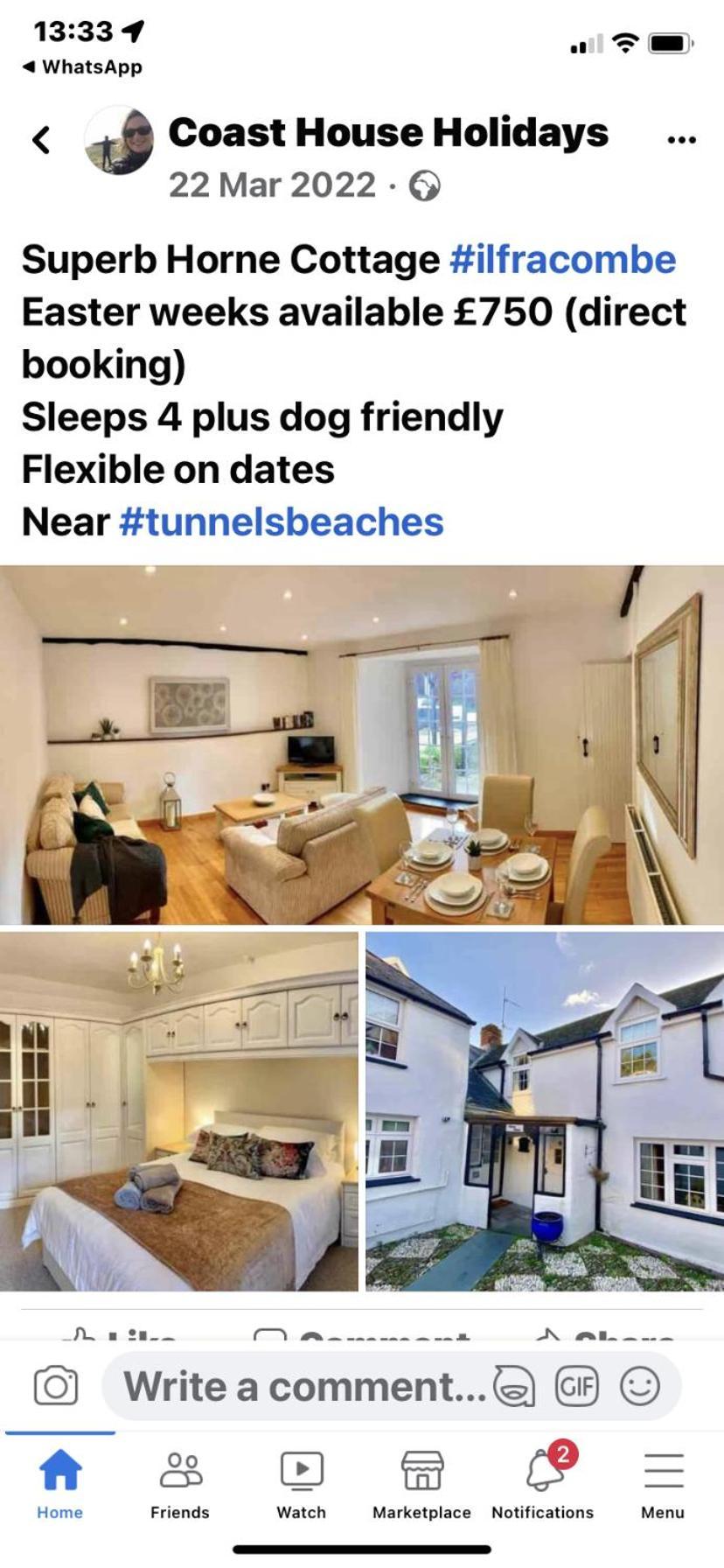 Horne Cottage Ilfracombe Kültér fotó